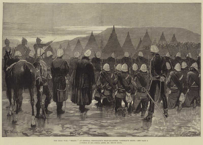 La guerre zouloue, prêt ! au quartier général du général Newdigate, Landman