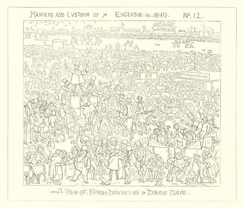 1849, Une vue des Downs d