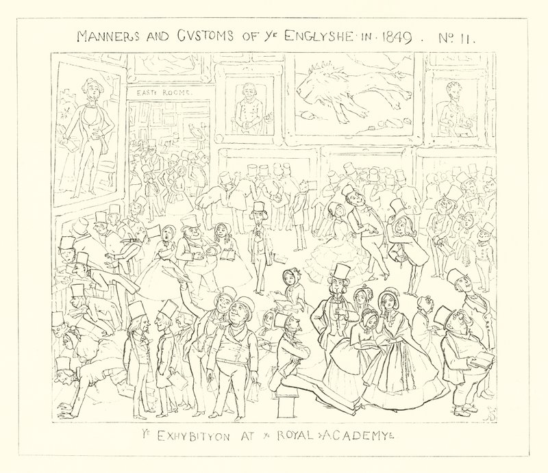 1849, Une exposition à la Royal Academy - Richard Doyle