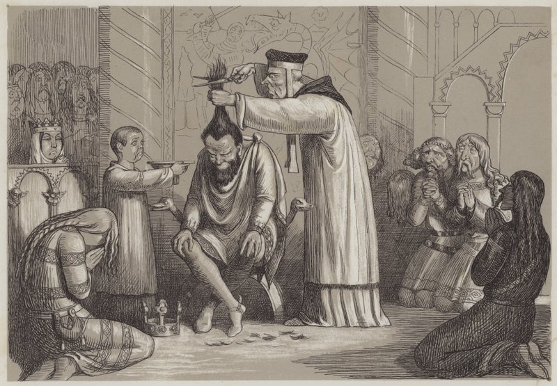 Traitement barbare de Henri I par un évêque normand - Richard Doyle