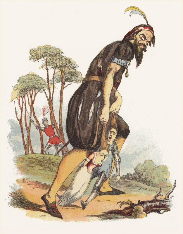 Illustration pour Jack le tueur de géants - Richard Doyle