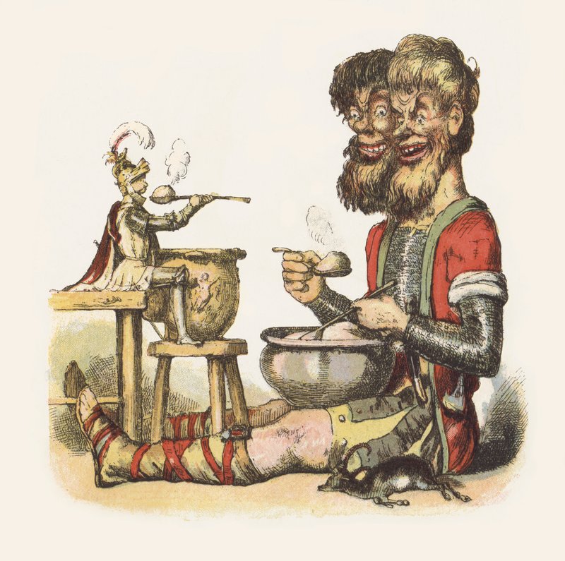 Illustration pour Jack le tueur de géants - Richard Doyle