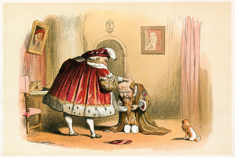Le roi Henri VIII et un membre du Parlement - Richard Doyle