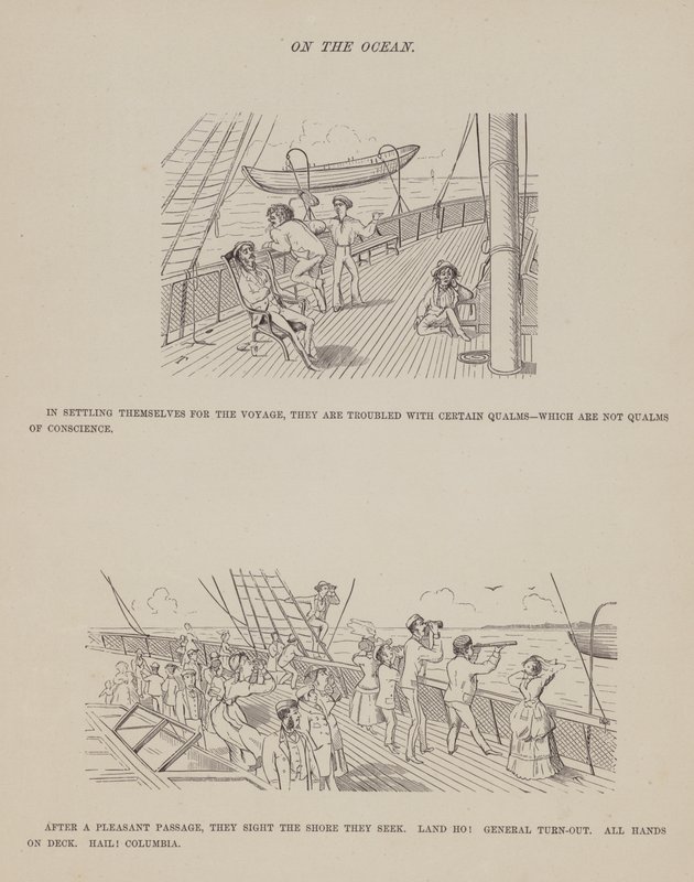 Page de The American Tour of Messrs Brown, Jones and Robinson - Richard Doyle