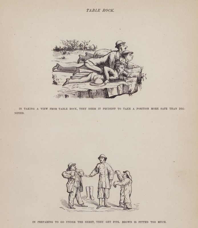 Page de The American Tour of Messrs Brown, Jones and Robinson (gravure) - Richard Doyle