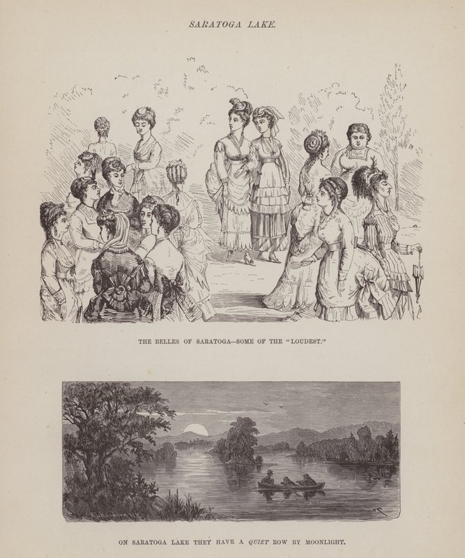 Page du Tour américain de Messieurs Brown, Jones et Robinson (gravure) - Richard Doyle
