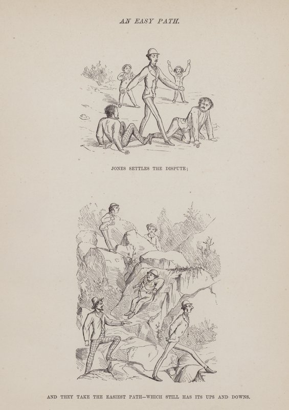 Page de La tournée américaine de Messieurs Brown, Jones et Robinson (gravure) - Richard Doyle