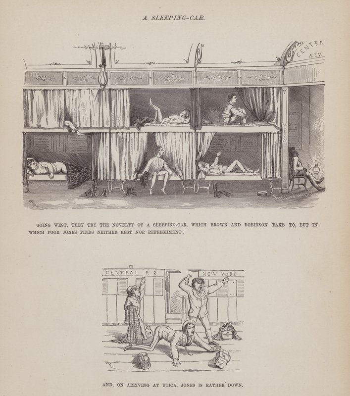 Page de La tournée américaine de Messieurs Brown, Jones et Robinson (gravure) - Richard Doyle