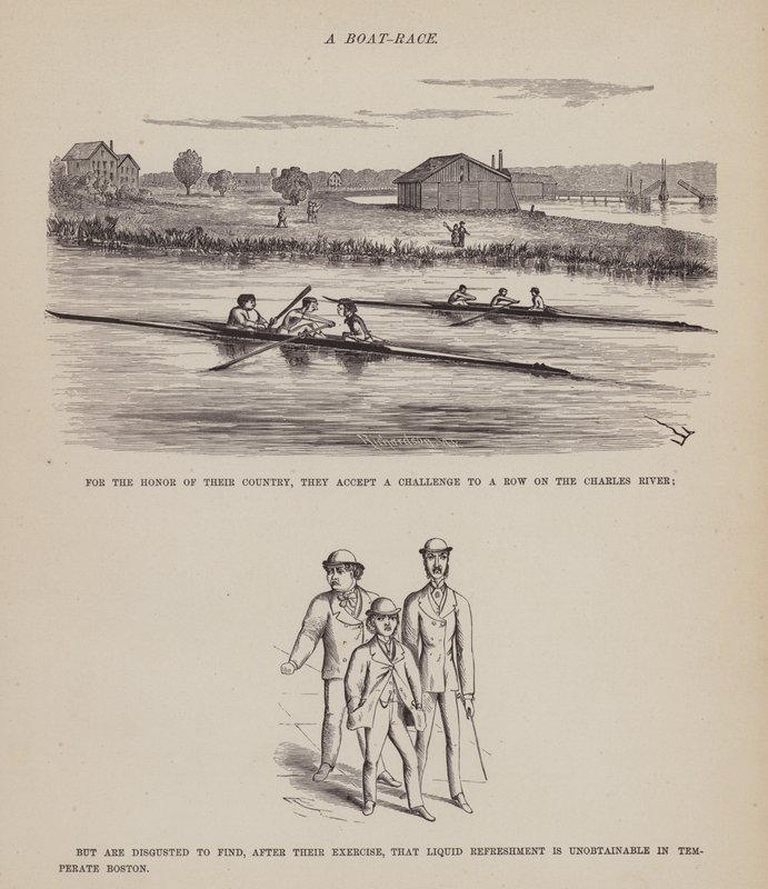 Page de La tournée américaine de Messieurs Brown, Jones et Robinson (gravure) - Richard Doyle