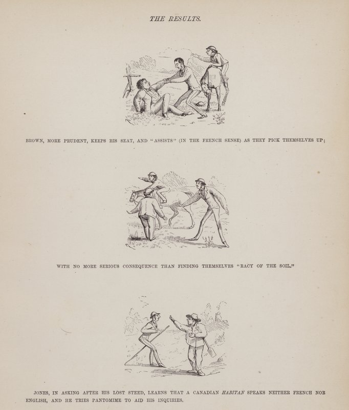 Page du Tour Américain de Messieurs Brown, Jones et Robinson (gravure) - Richard Doyle
