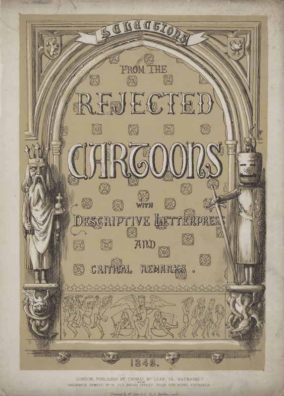 Page de titre pour Sélections des Cartoons Rejetés - Richard Doyle