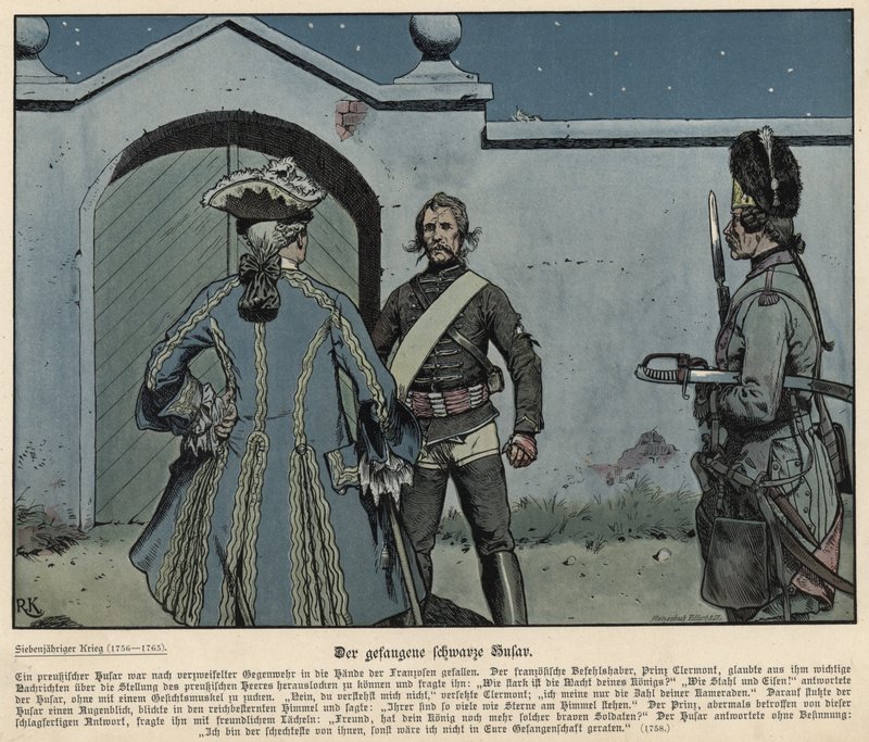 Le hussard noir capturé - Richard Knoetel