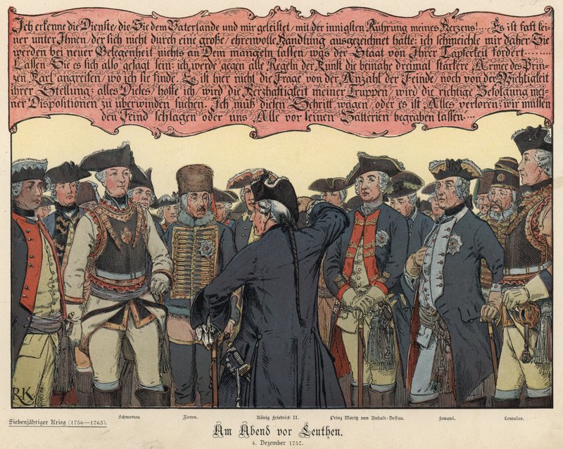 La veille de la bataille de Leuthen - Richard Knoetel