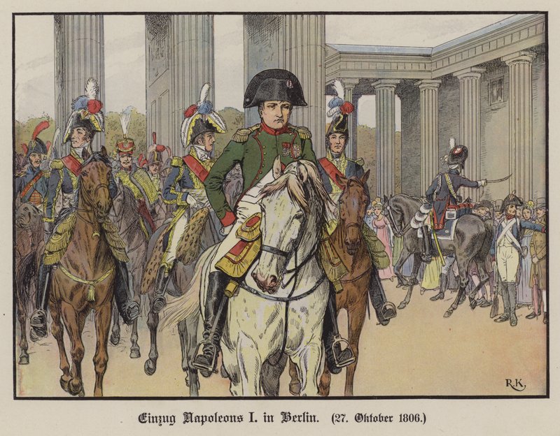 Napoléon entrant à Berlin, 27 octobre 1806 - Richard Knotel