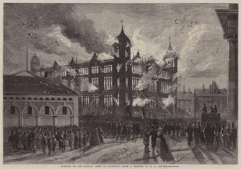 Incendie de la Maison des Marins à Liverpool - Richard Principal Leitch