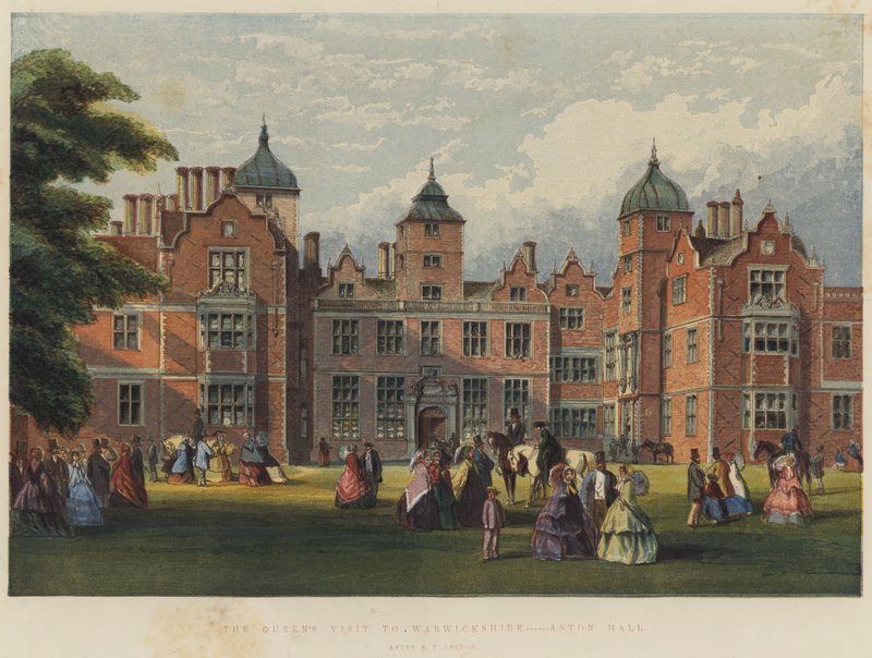 La Visite de la Reine dans le Warwickshire, Aston Hall - Richard Principal Leitch