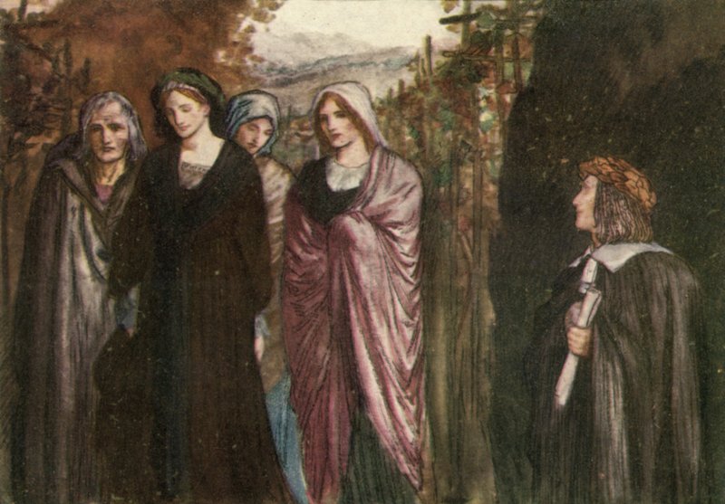 Viens, nonne pensive, dévote et pure, sobre, ferme et posée - Robert Anning Bell