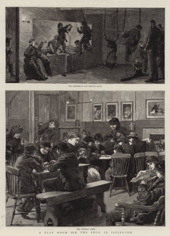 Une salle de jeux pour les pauvres à Islington - Robert Barnes