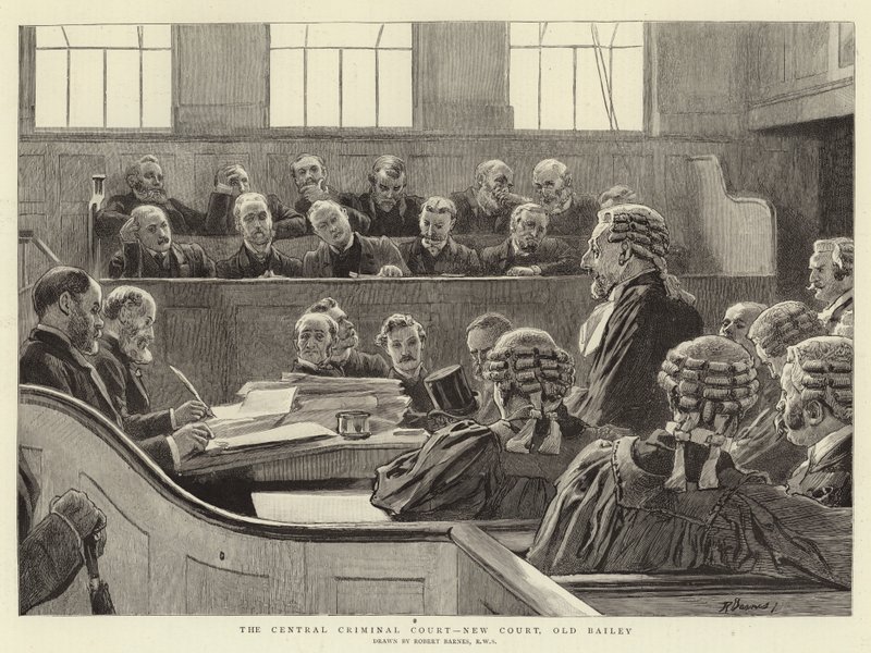 La Cour criminelle centrale, nouvelle cour, Old Bailey - Robert Barnes