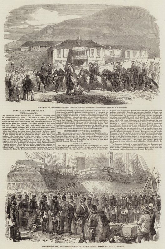 Évacuation de la Crimée - Robert Thomas Landells