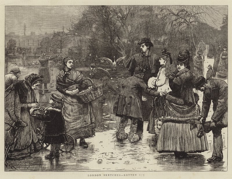Croquis de Londres, Glace Pourrie - Robert Walker Macbeth
