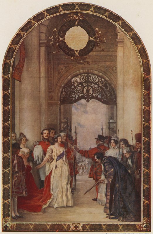 Ouverture de la Bourse royale par la reine Victoria, Londres, 1844 - Robert Walker Macbeth