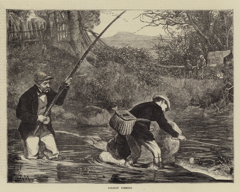 Pêche au saumon - Robert Walker Macbeth