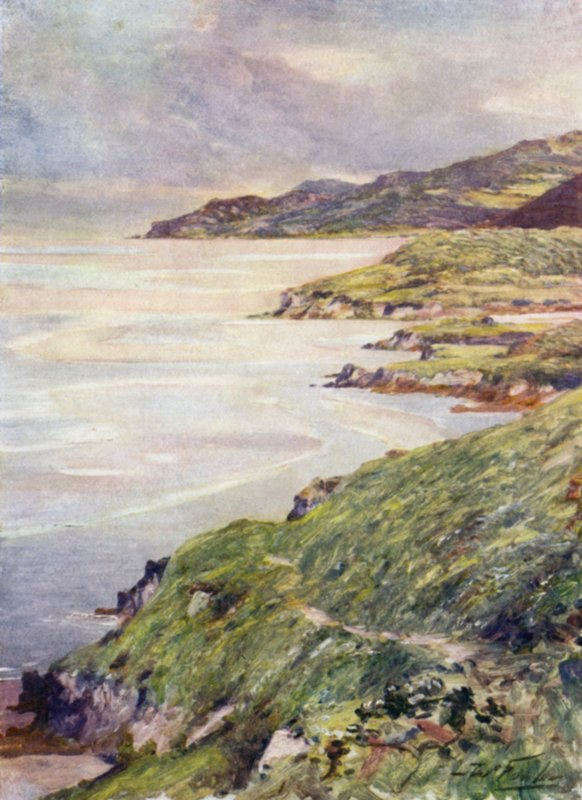 Une rive solitaire, estuaire de Barmouth (lithographie en couleur) - Robert (after) Fowler