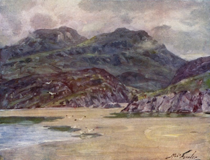 Une côte solitaire près de Penrhyn Deudraeth - Robert (after) Fowler