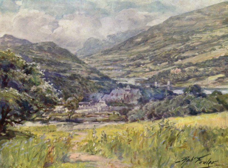 Boddnant Hall, vallée de Conway - Robert (after) Fowler