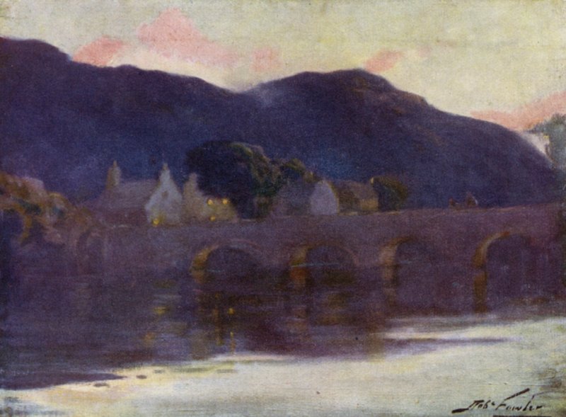 Pont, Cwm-y-Glo, Soir - Robert (after) Fowler
