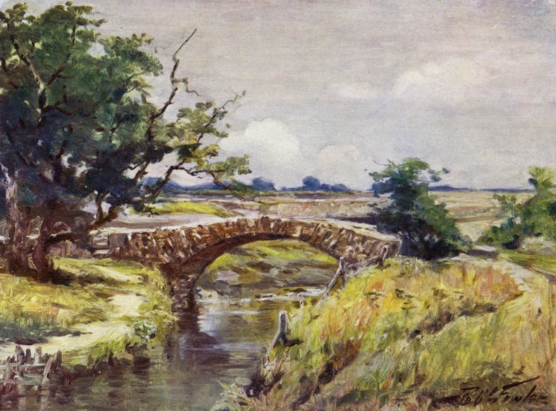 Vieux pont romain, près de Swansea - Robert (after) Fowler