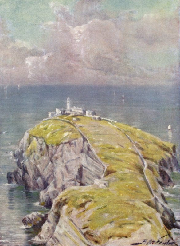 Le Stack, Holyhead (lithographie en couleur) - Robert (after) Fowler