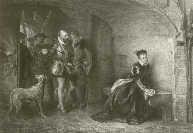 La princesse Élisabeth dans la tour - Robert Alexander Hillingford