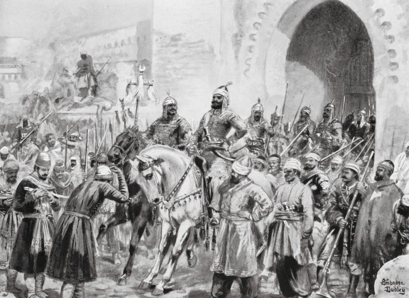 Entrée des Turcs à Bagdad - Robert Ambrose Dudley
