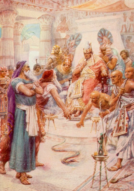 Moïse et Aaron devant Pharaon - Robert Ambrose Dudley