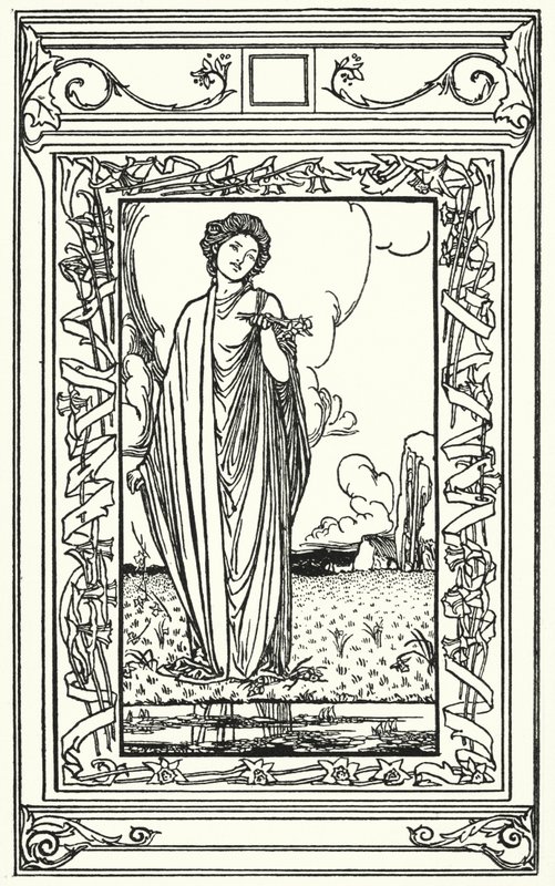 Illustration pour les Poèmes de John Keats - Robert Anning Bell