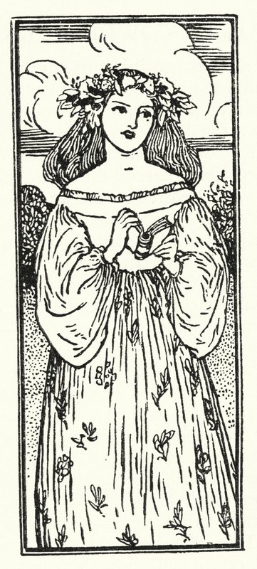 Illustration pour Poèmes de John Keats - Robert Anning Bell