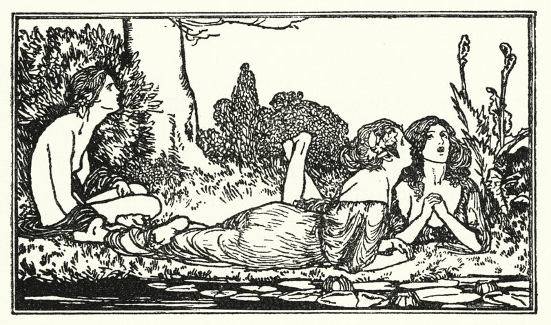 Illustration pour les Poèmes de John Keats : Endymion - Robert Anning Bell