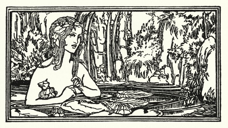 Illustration pour les Poèmes de John Keats : Endymion - Robert Anning Bell