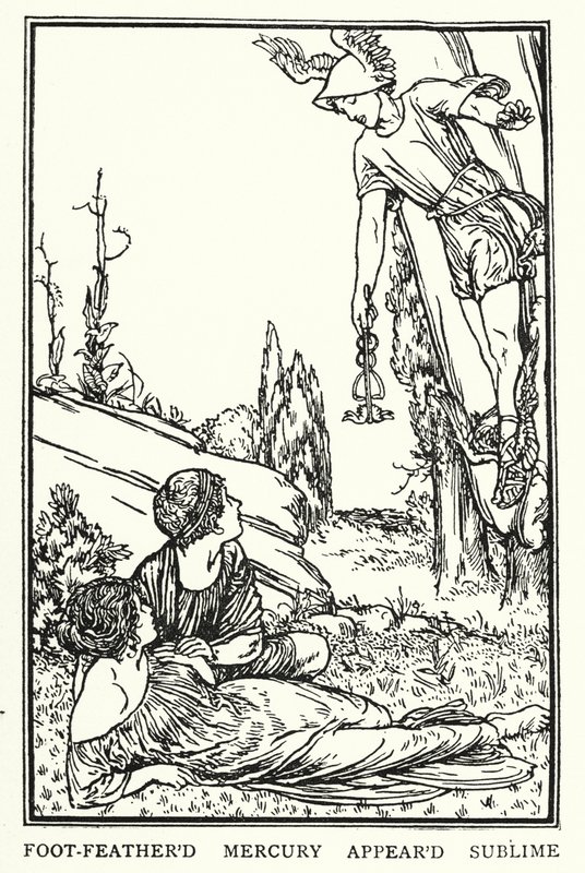 Illustration pour Poèmes de John Keats : Endymion - Robert Anning Bell