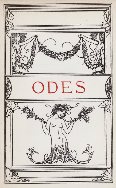 Illustration pour les Poèmes de John Keats : Odes - Robert Anning Bell