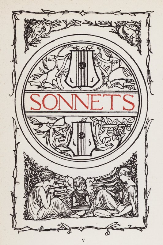 Illustration pour les poèmes de John Keats : Sonnets - Robert Anning Bell
