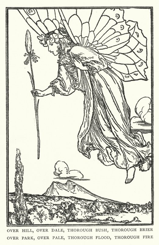Par monts et par vaux, à travers buissons et ronces, parcs et palissades, à travers inondations et incendies - Robert Anning Bell