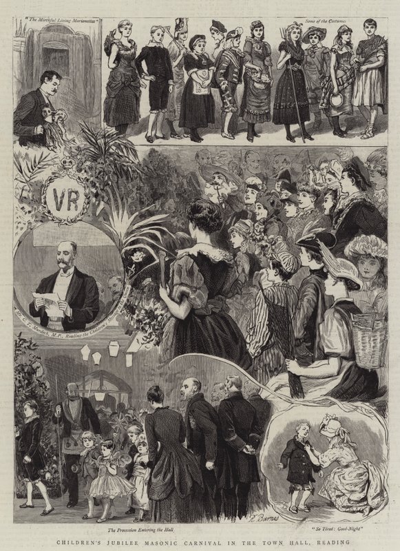 Carnaval maçonnique du jubilé des enfants à la mairie de Reading - Robert Barnes