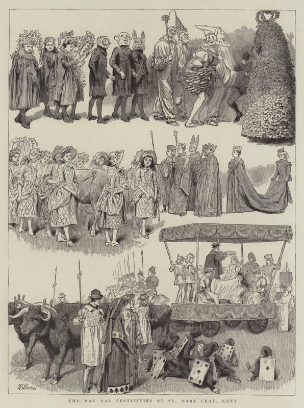 Les festivités du 1er mai à St Mary Cray, Kent - Robert Barnes