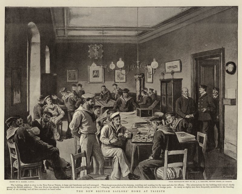 La nouvelle maison des marins britanniques à Trieste - Robert Barnes