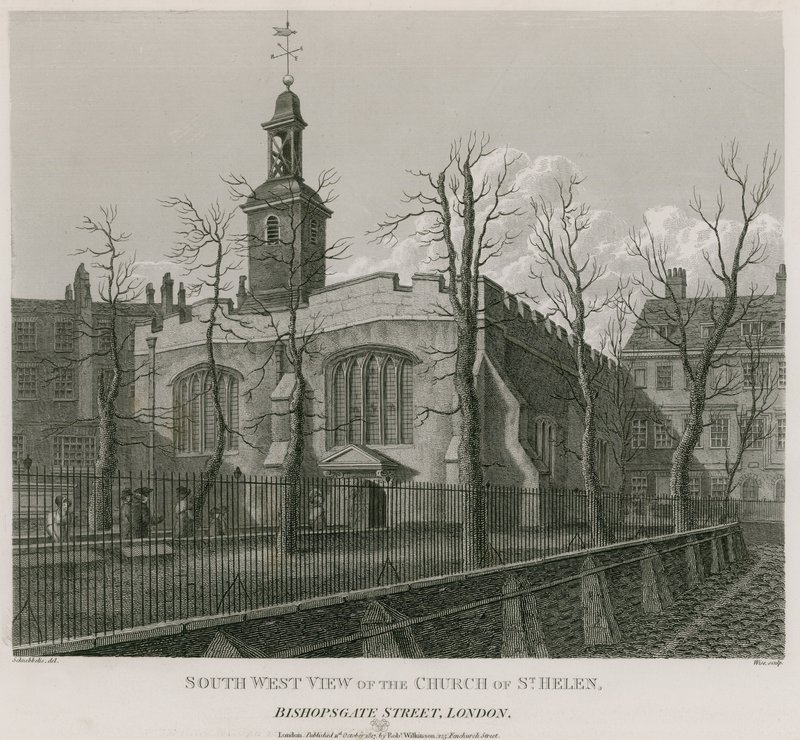Église de Sainte-Hélène, Bishopsgate Street, Londres - Robert Blemell Schnebbelie