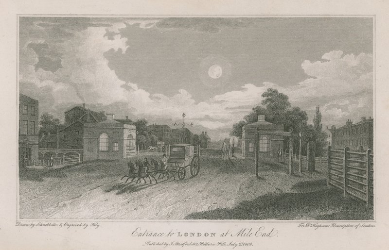 Entrée de Londres à Mile End - Robert Blemell Schnebbelie