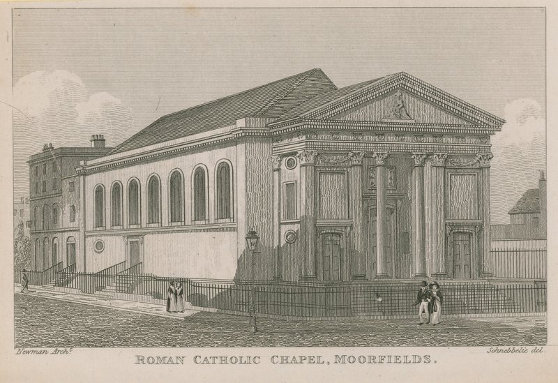 Chapelle catholique romaine à Moorfields - Robert Blemell Schnebbelie
